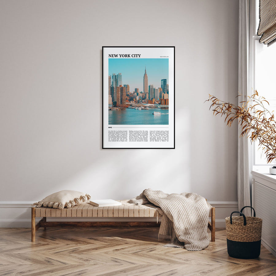 New York City Travel Color No 1 Poster