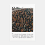 New York City Travel Color No 3 Poster
