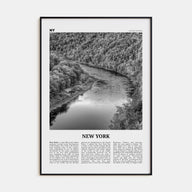 New York (State) Travel B&W No 2 Poster