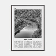 New York (State) Travel B&W No 2 Poster