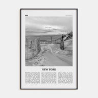 New York (State) Travel B&W No 3 Poster