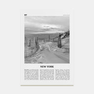 New York (State) Travel B&W No 3 Poster
