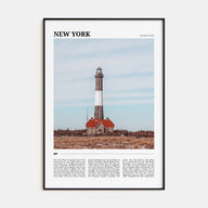 New York (State) Travel Color Poster