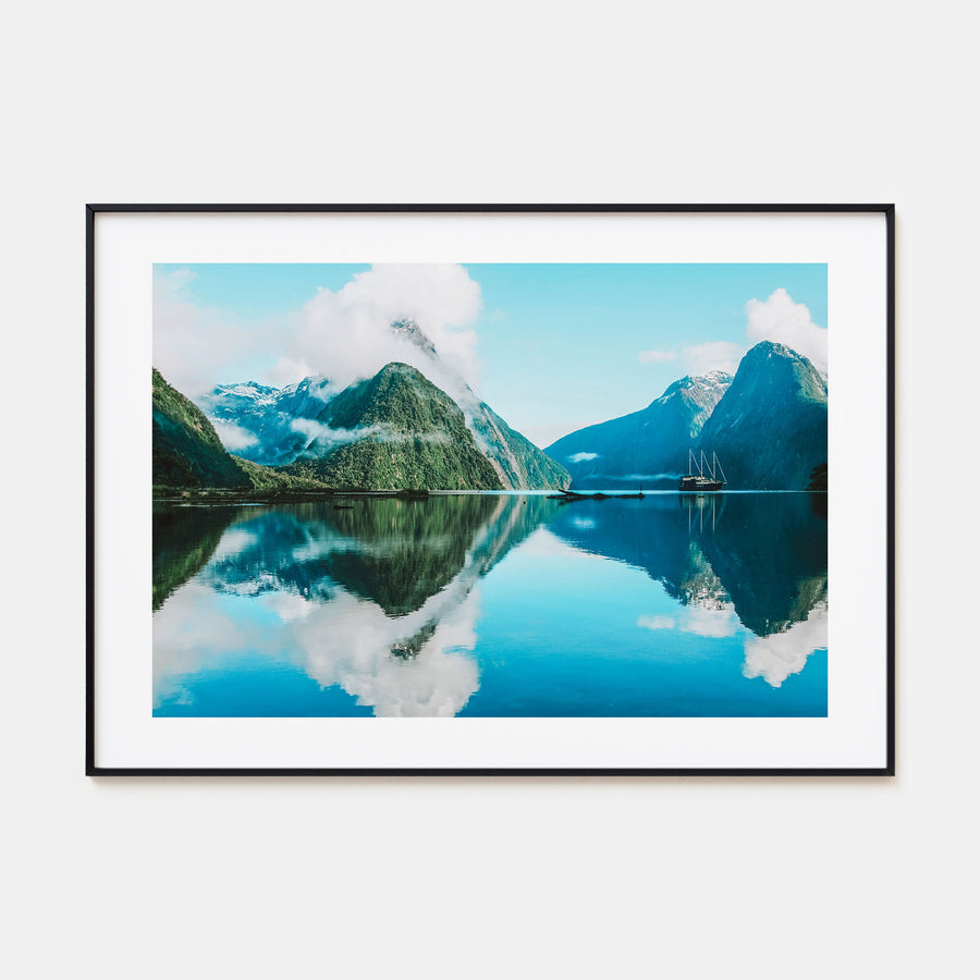 New Zealand Landscape Color Poster