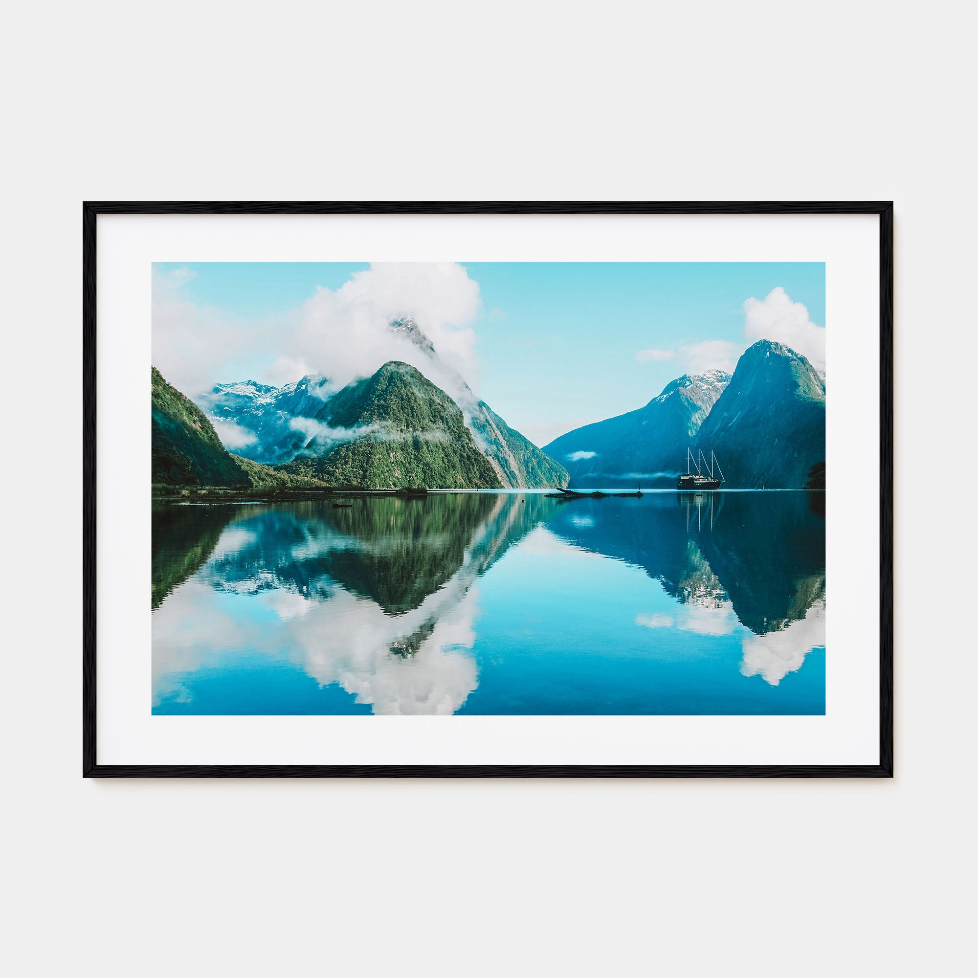 New Zealand Landscape Color Poster