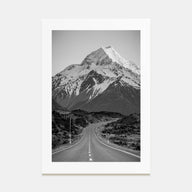 New Zealand Photo B&W Poster