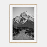 New Zealand Photo B&W Poster