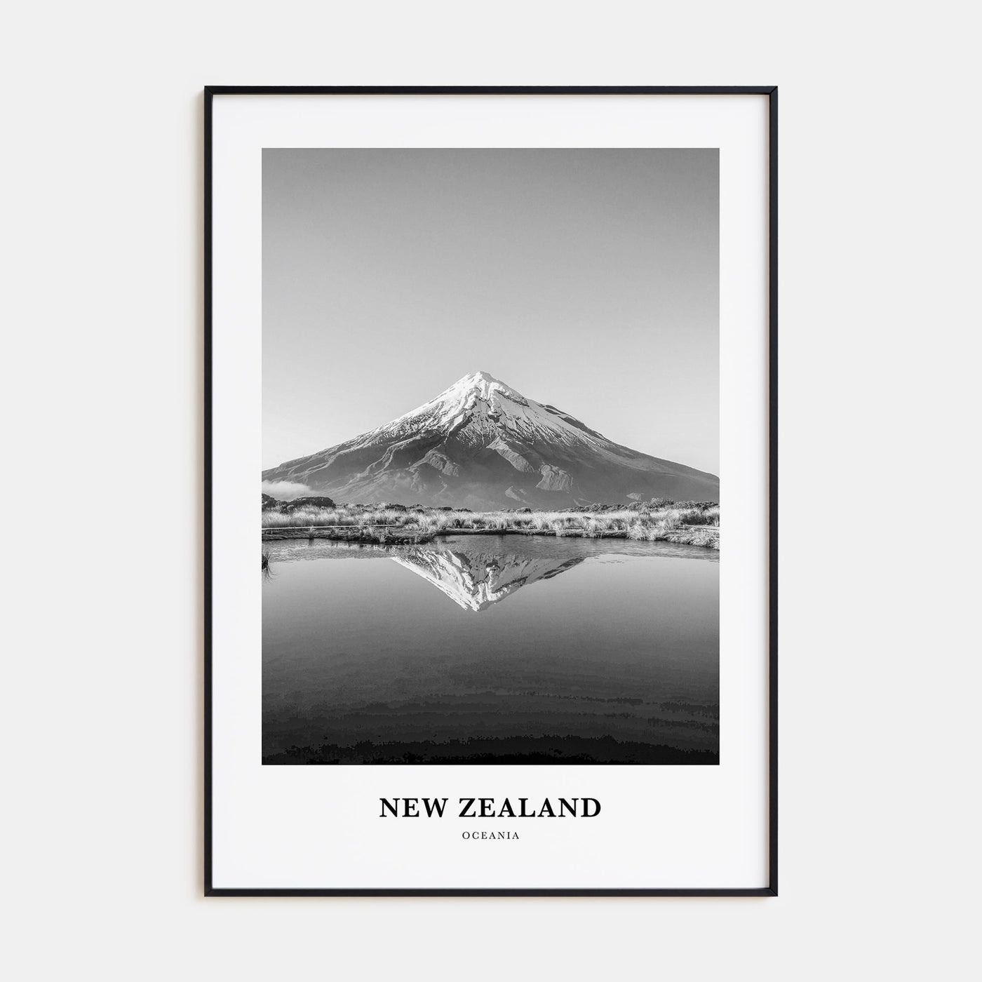 New Zealand Portrait B&W No 1 Poster