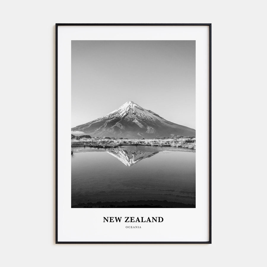 New Zealand Portrait B&W No 1 Poster
