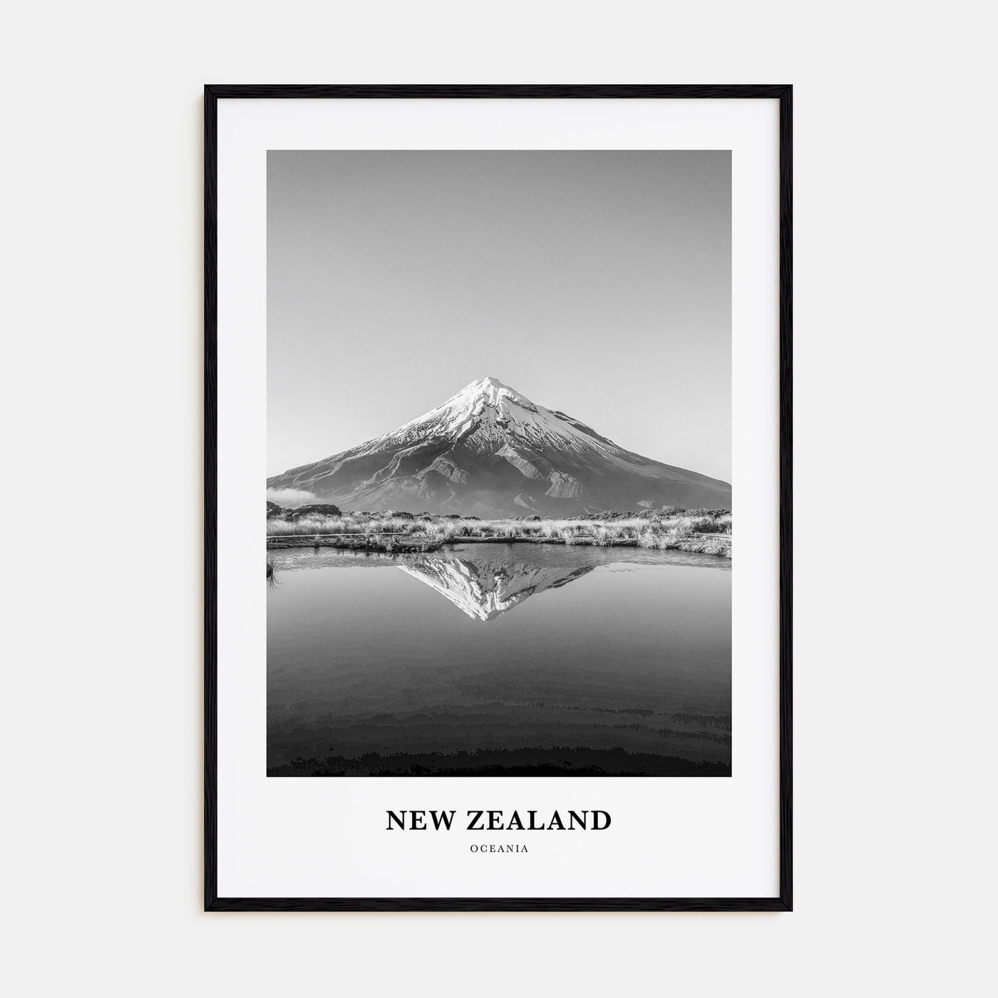 New Zealand Portrait B&W No 1 Poster