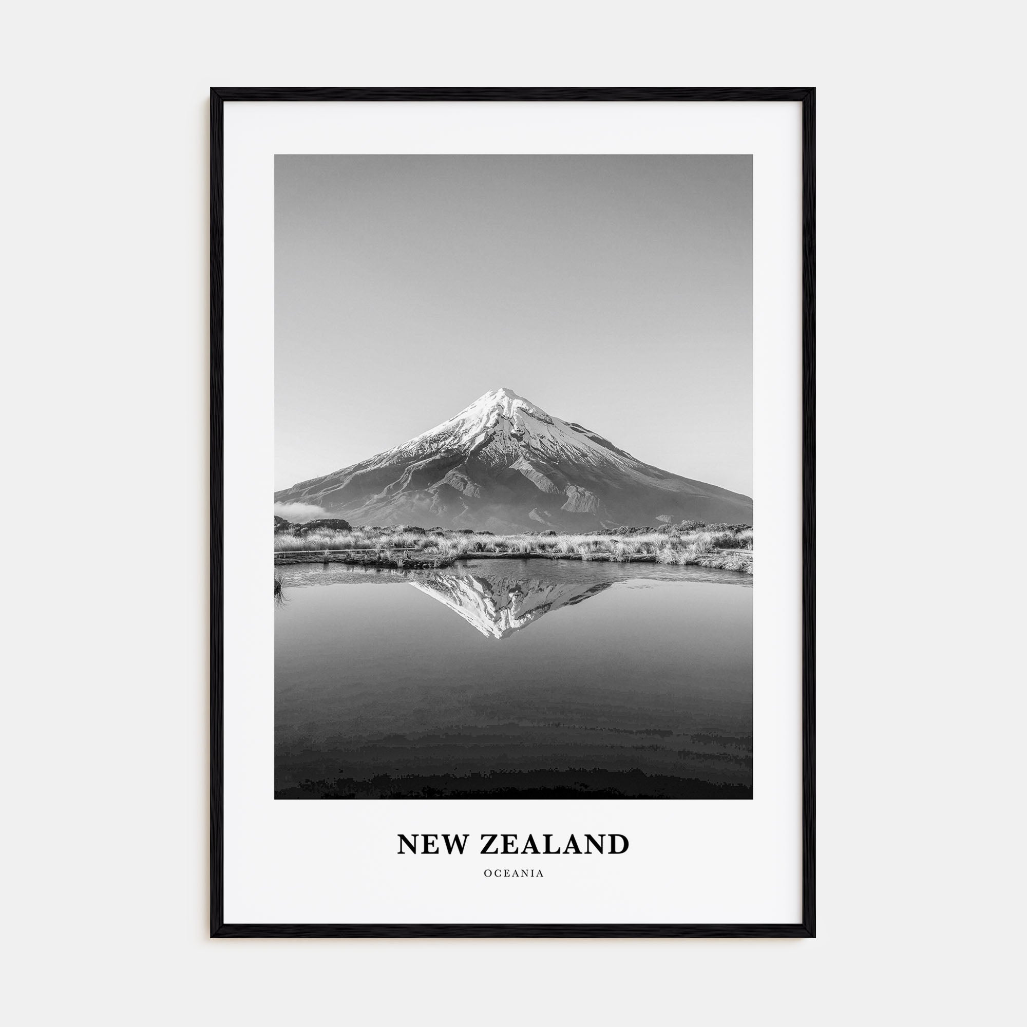 New Zealand Portrait B&W No 1 Poster