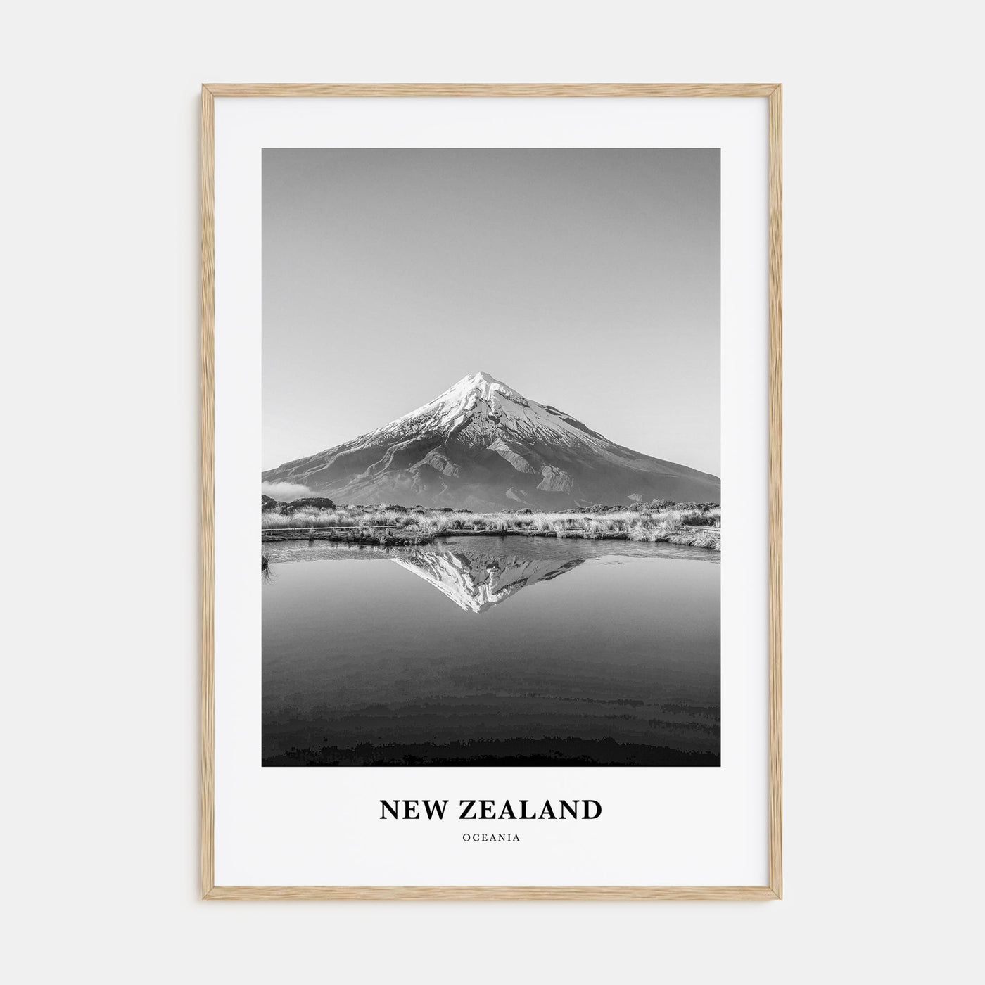 New Zealand Portrait B&W No 1 Poster