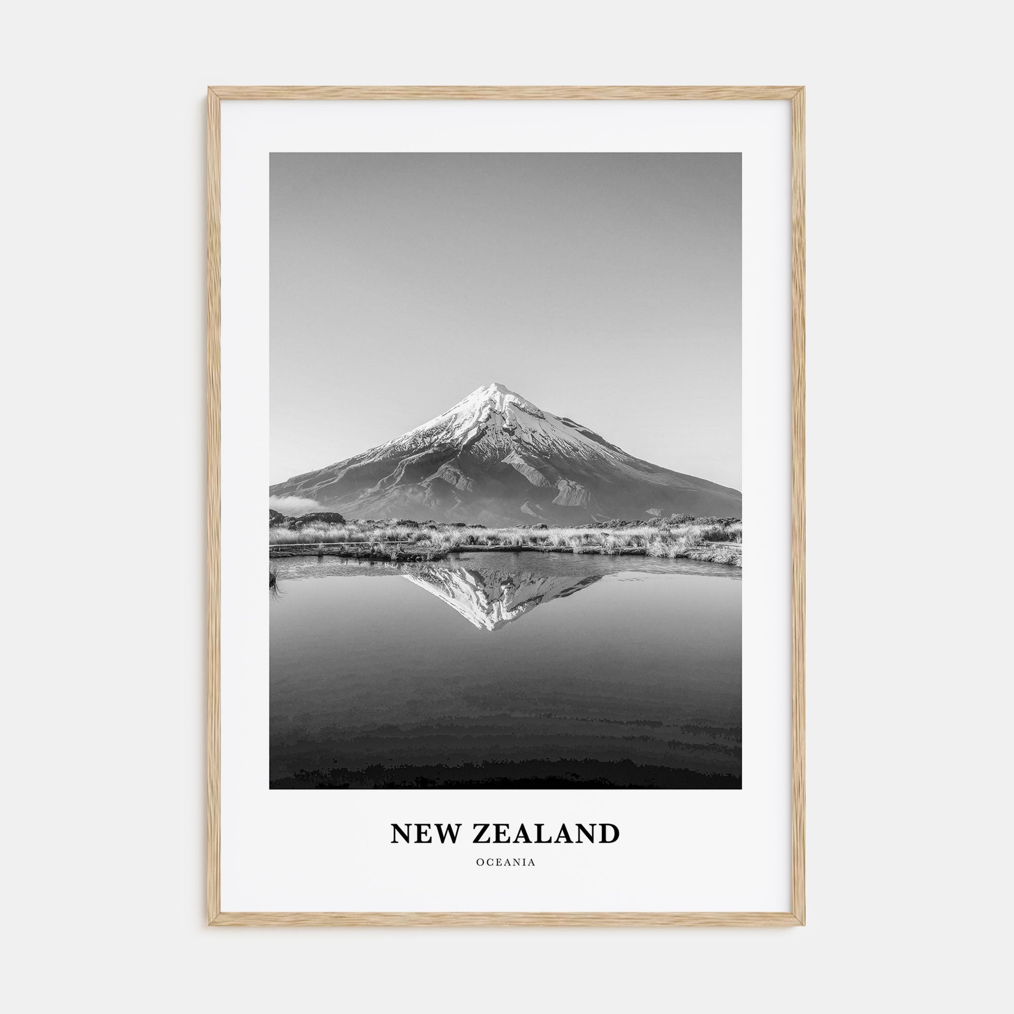 New Zealand Portrait B&W No 1 Poster
