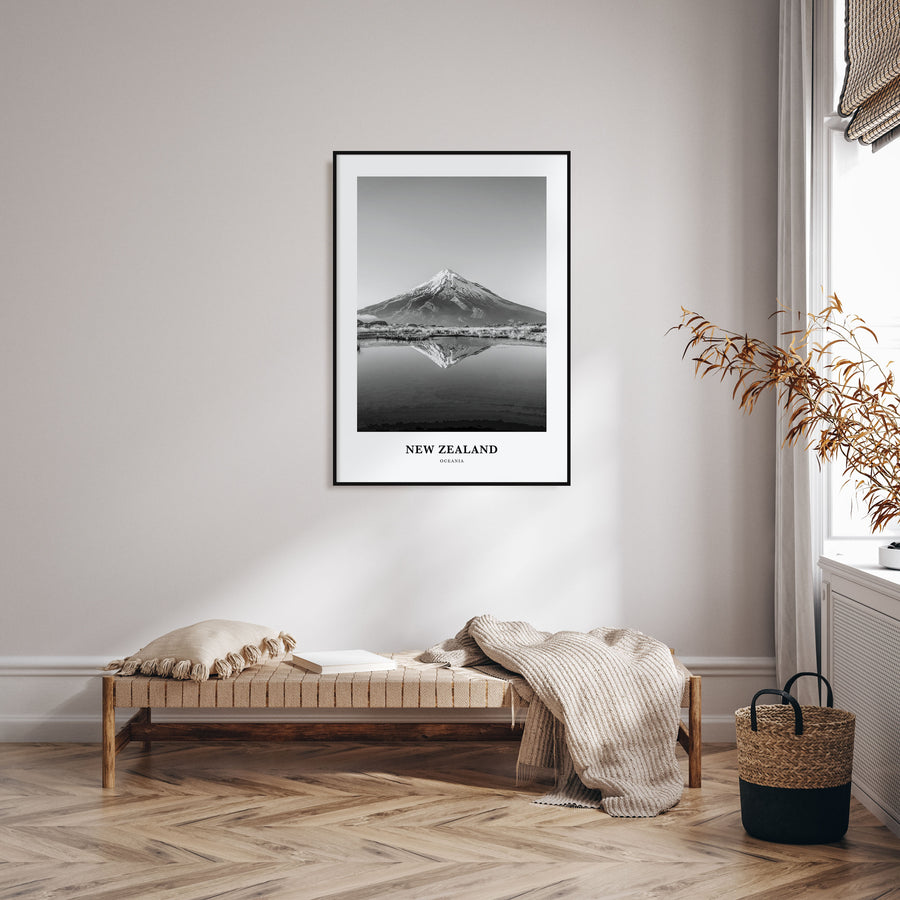 New Zealand Portrait B&W No 1 Poster