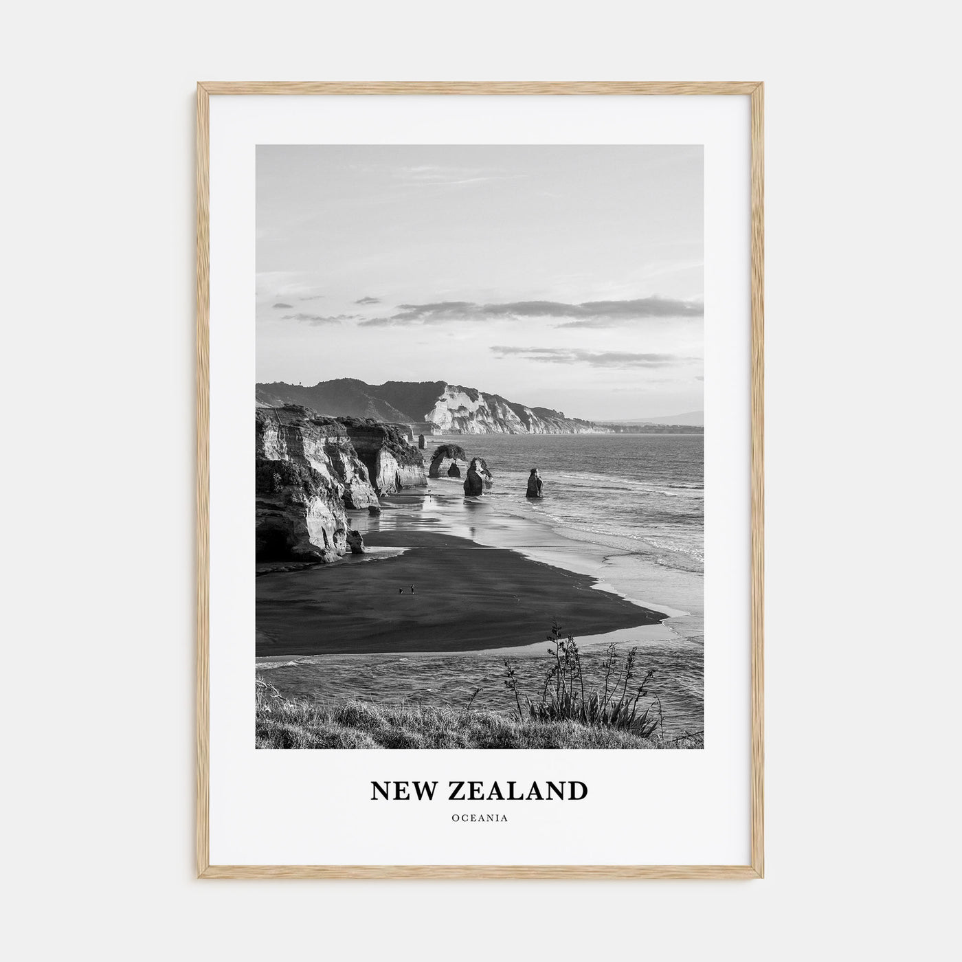 New Zealand Portrait B&W No 2 Poster