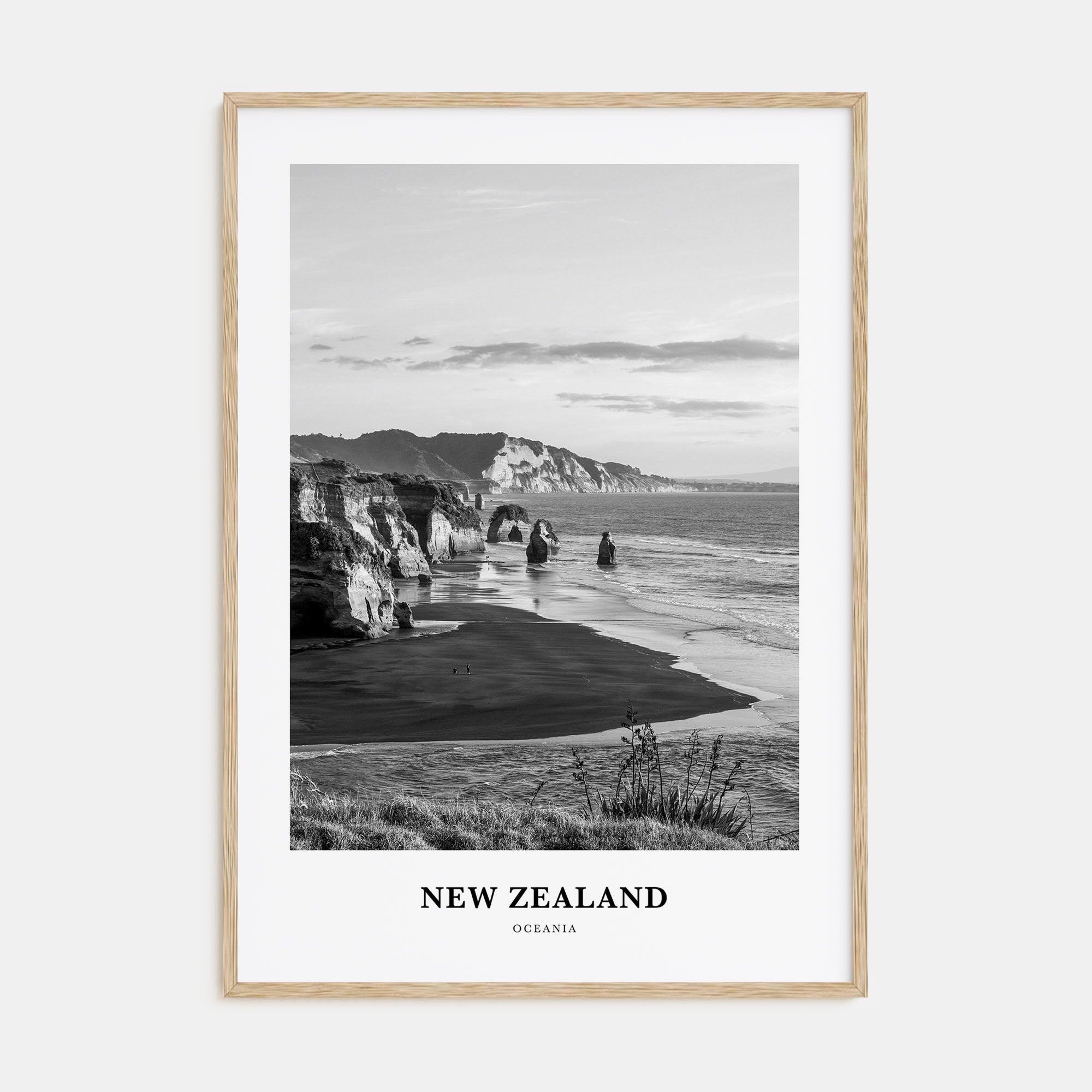 New Zealand Portrait B&W No 2 Poster
