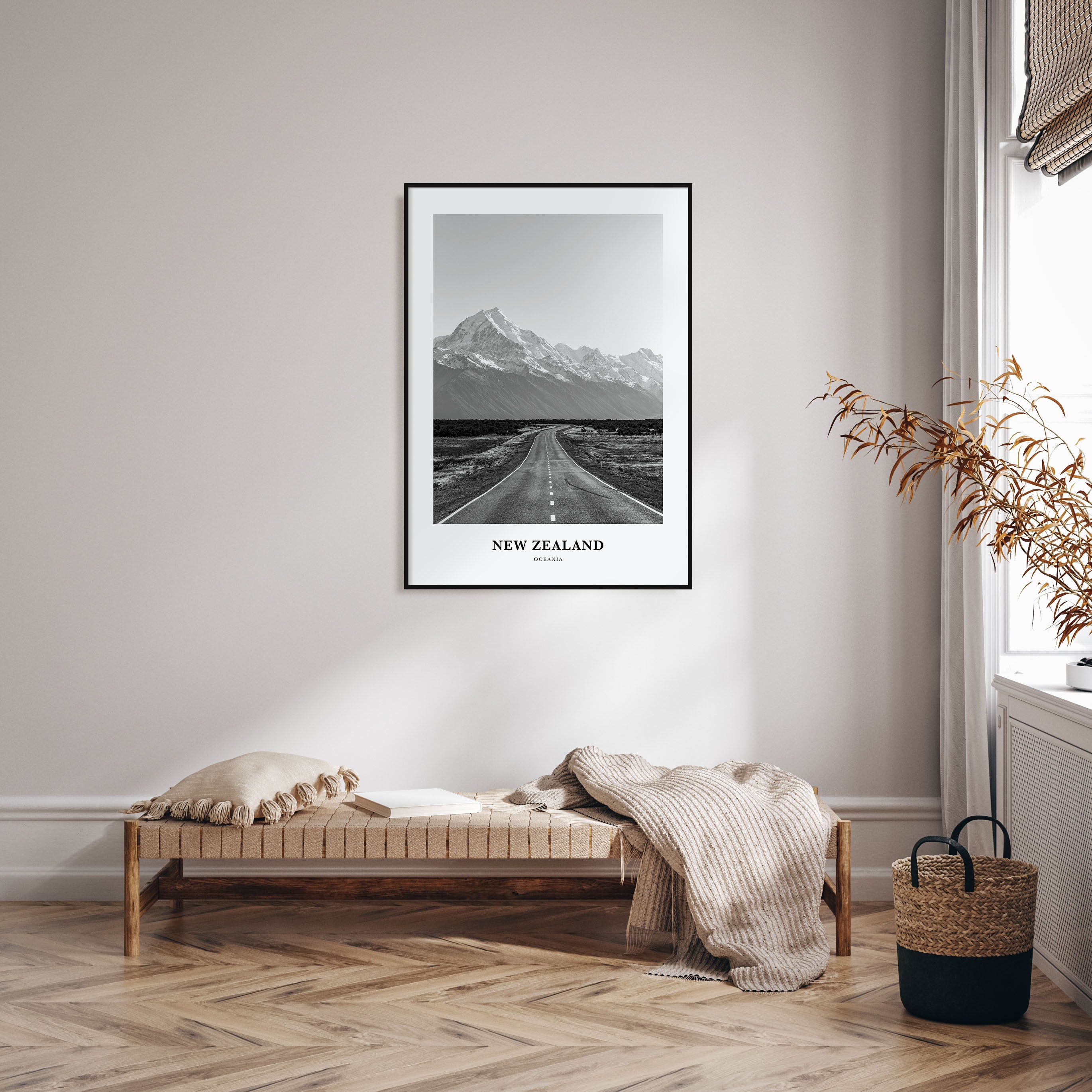 New Zealand Portrait B&W No 3 Poster