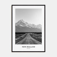 New Zealand Portrait B&W No 3 Poster