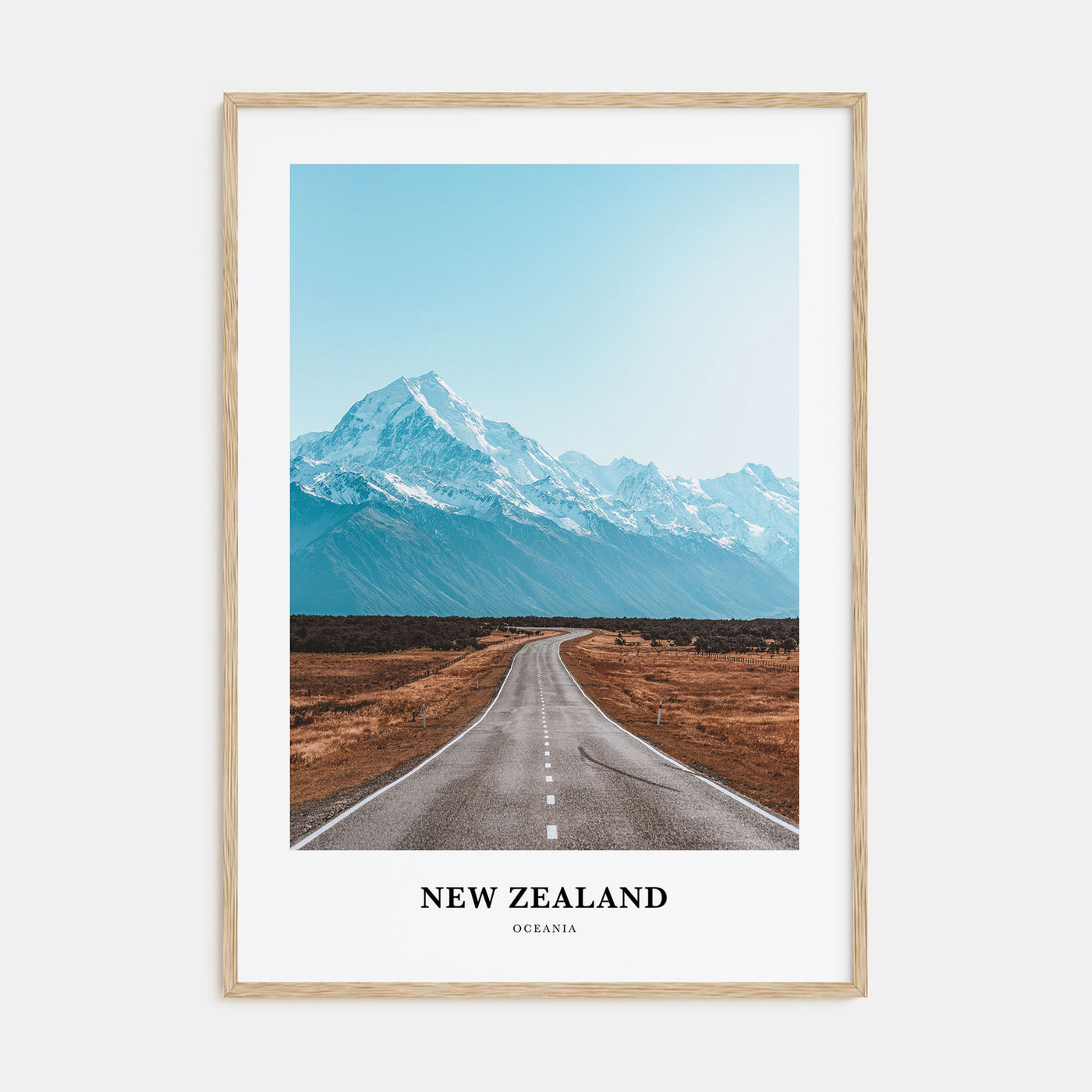 New Zealand Portrait Color Poster