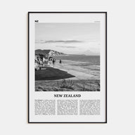 New Zealand Travel B&W No 2 Poster