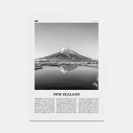 New Zealand Travel B&W No 3 Poster