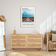 New Zealand Travel Color Poster