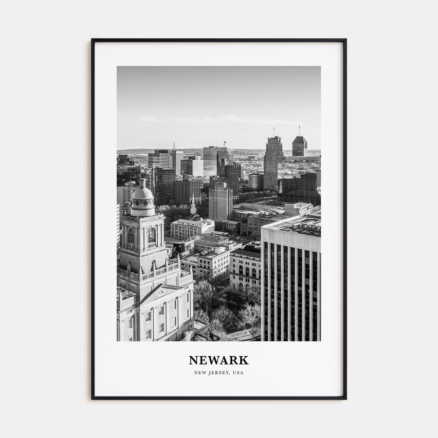 Newark Portrait B&W Poster