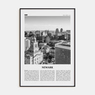 Newark Travel B&W Poster
