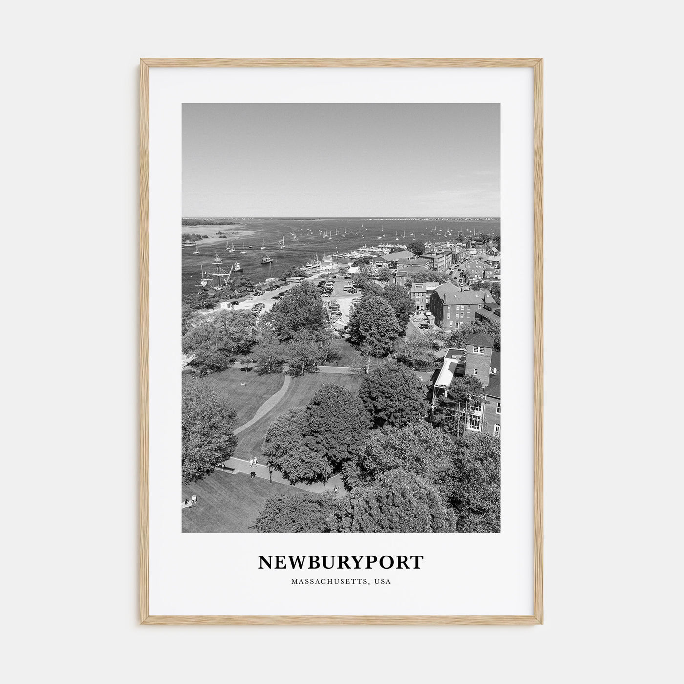 Newburyport Portrait B&W Poster