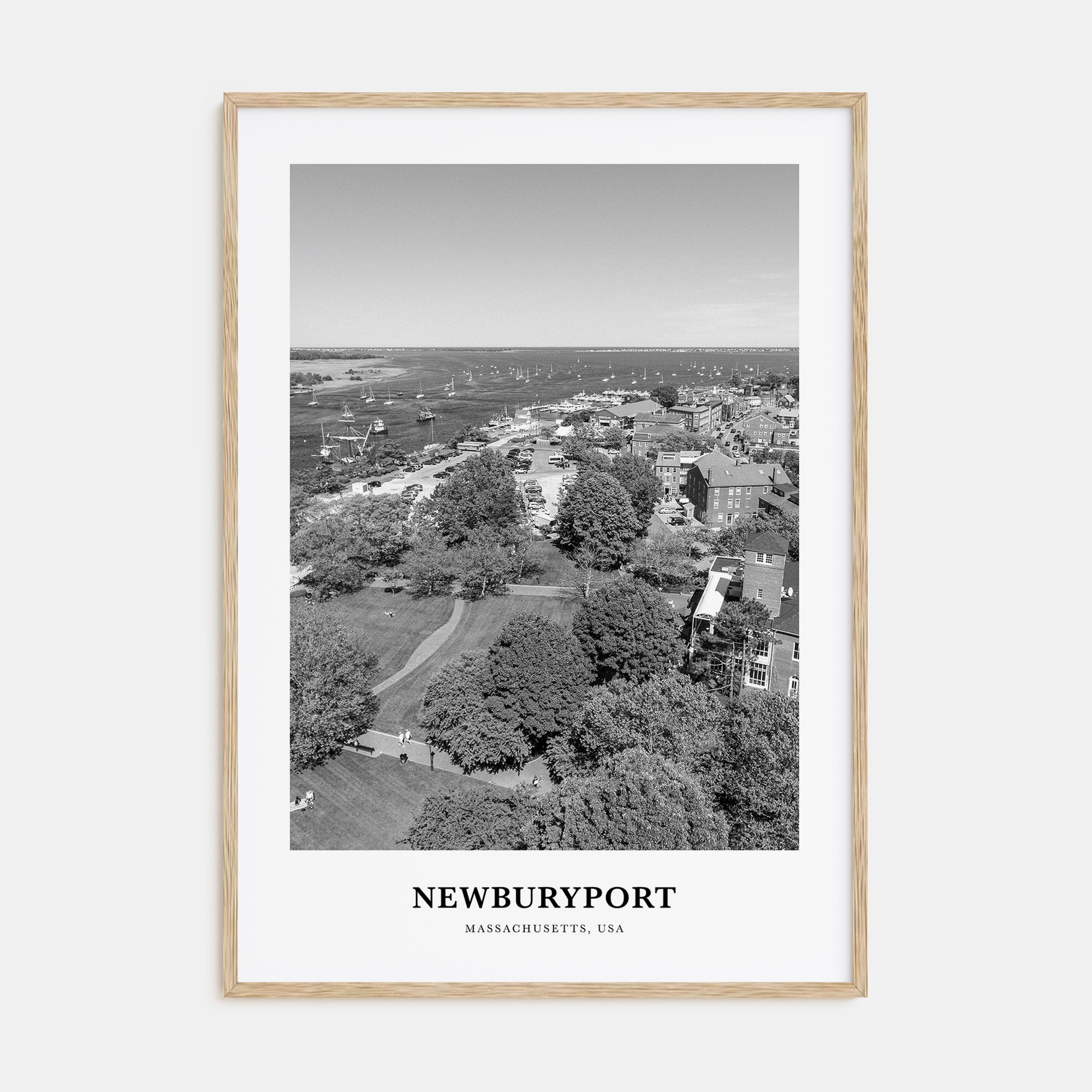 Newburyport Portrait B&W Poster