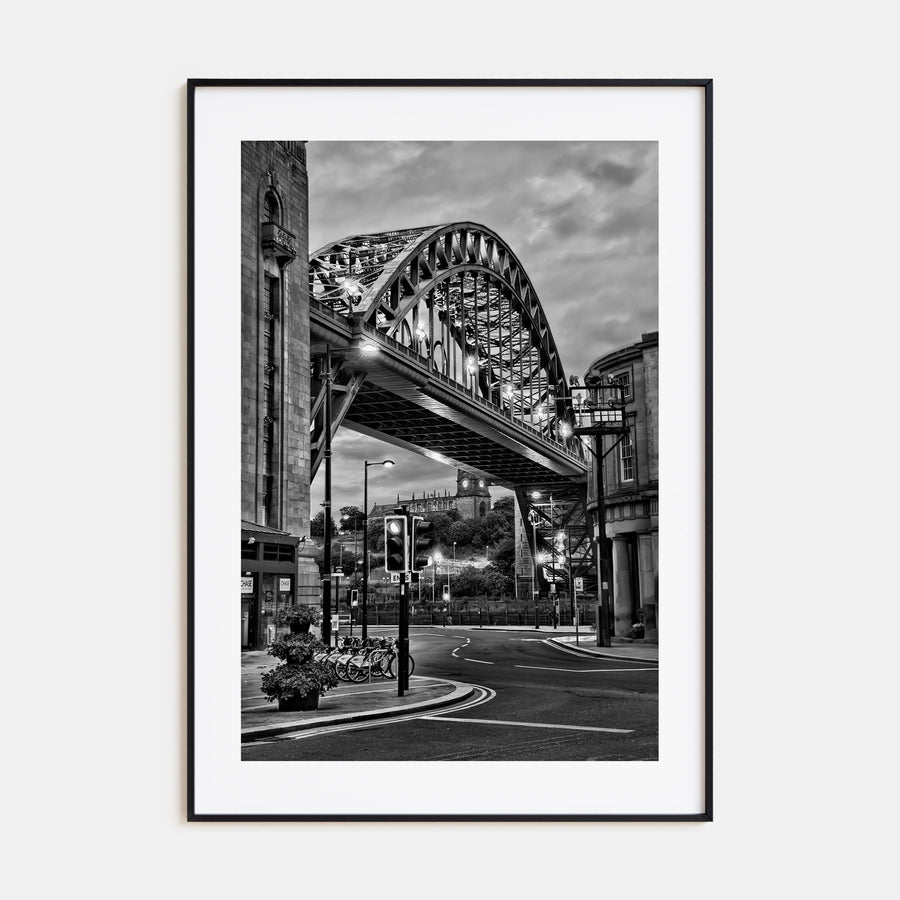 Newcastle upon Tyne Photo B&W Poster