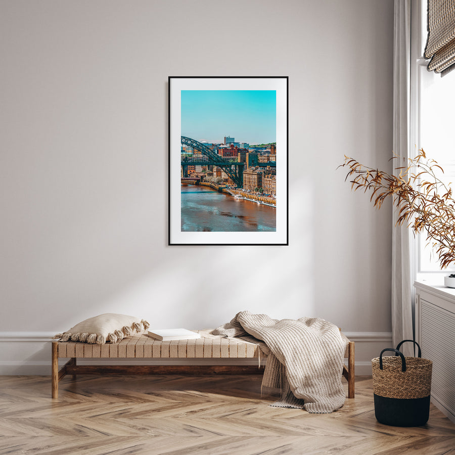 Newcastle upon Tyne Photo Color Poster