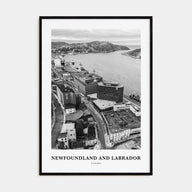 Newfoundland and Labrador Portrait B&W Poster