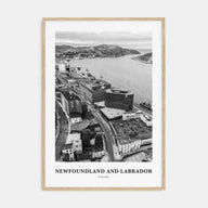 Newfoundland and Labrador Portrait B&W Poster