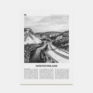 Newfoundland Travel B&W Poster
