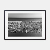 Newport Beach Landscape B&W Poster