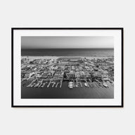 Newport Beach Landscape B&W Poster