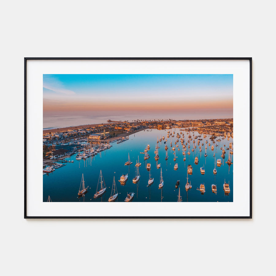 Newport Beach Landscape Color Poster