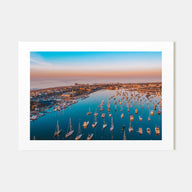 Newport Beach Landscape Color Poster