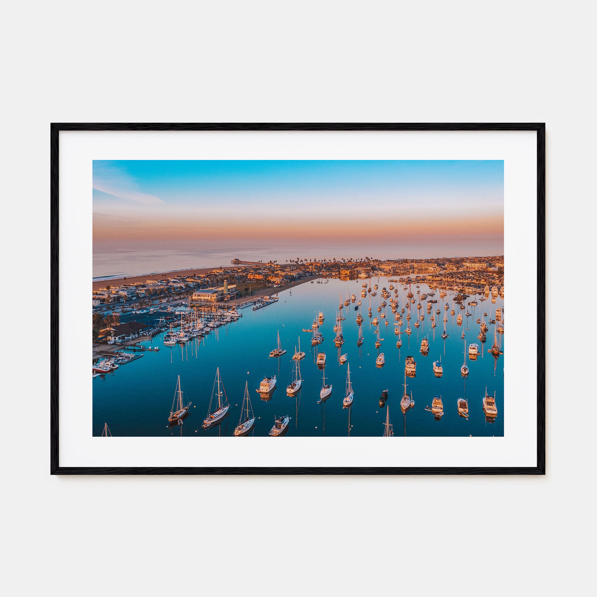 Newport Beach Landscape Color Poster