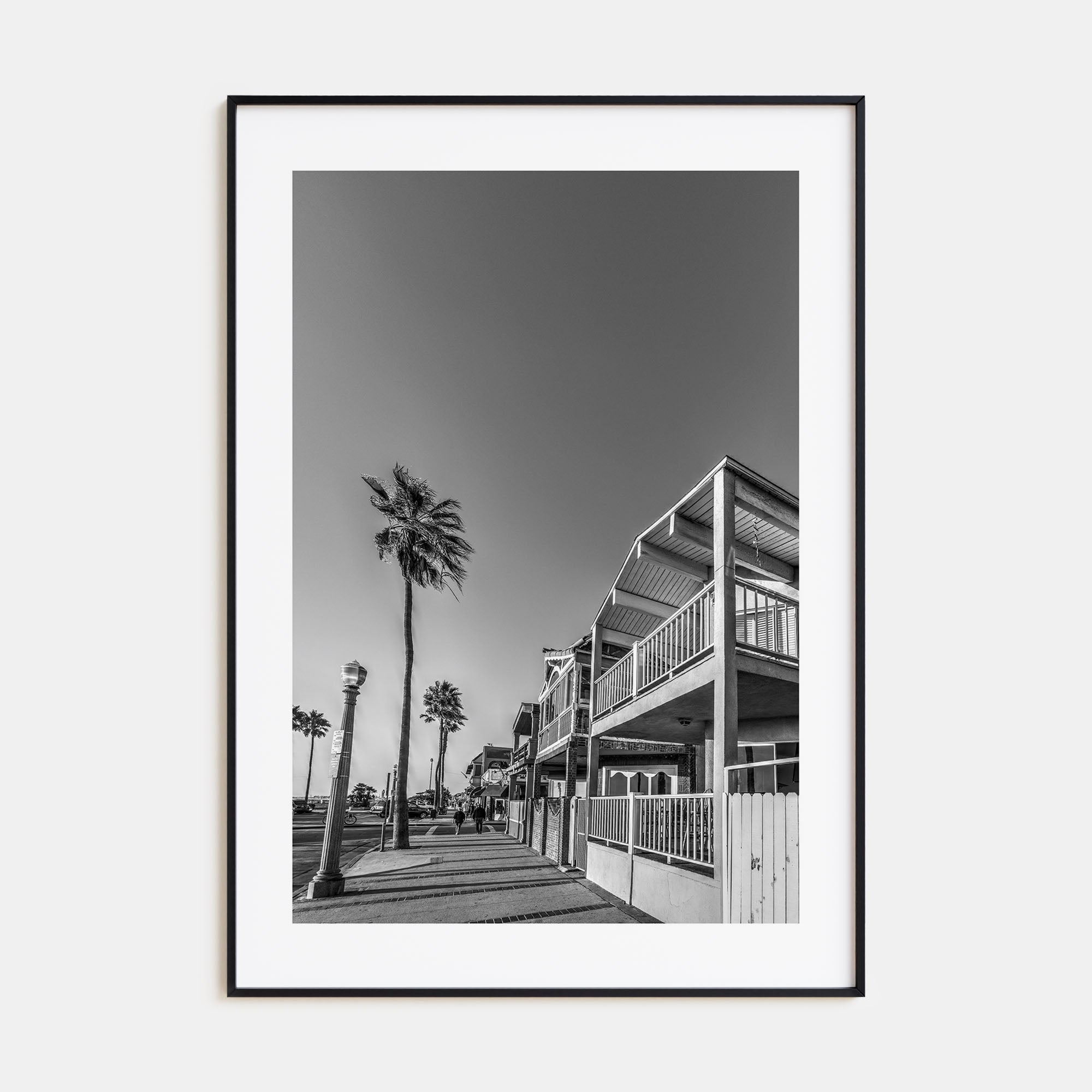 Newport Beach Photo B&W No 2 Poster