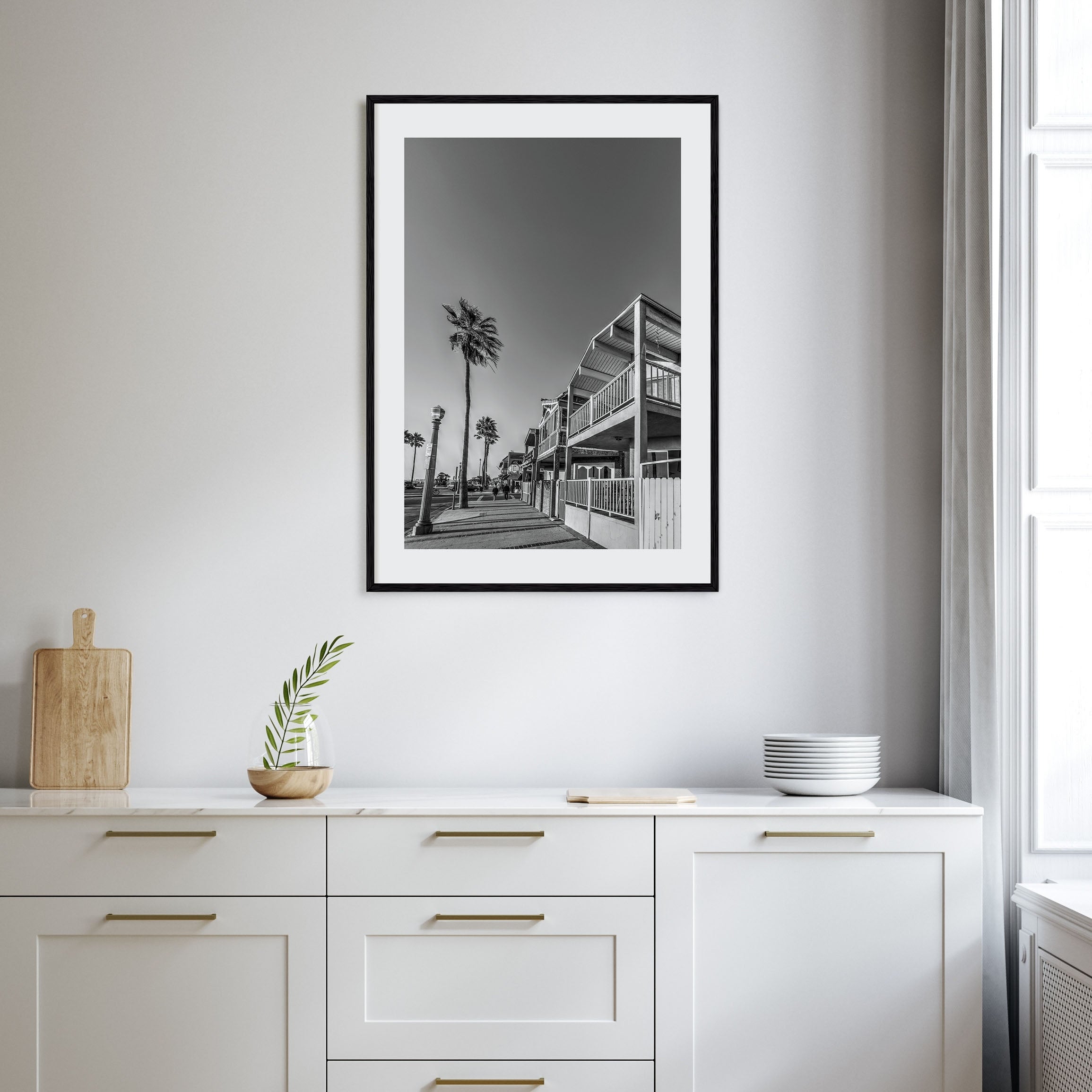 Newport Beach Photo B&W No 2 Poster