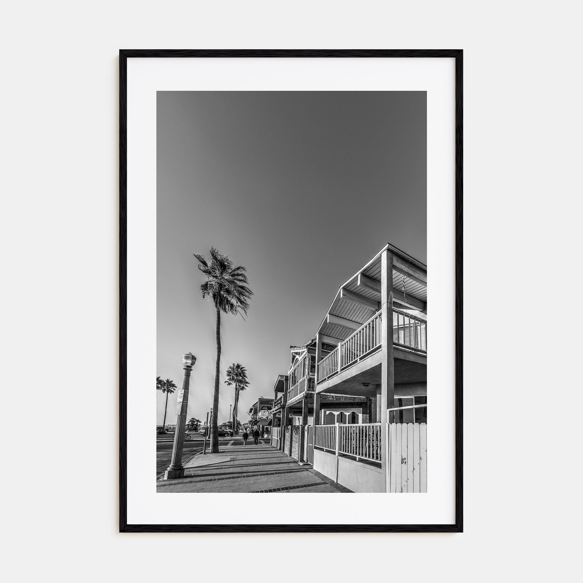 Newport Beach Photo B&W No 2 Poster