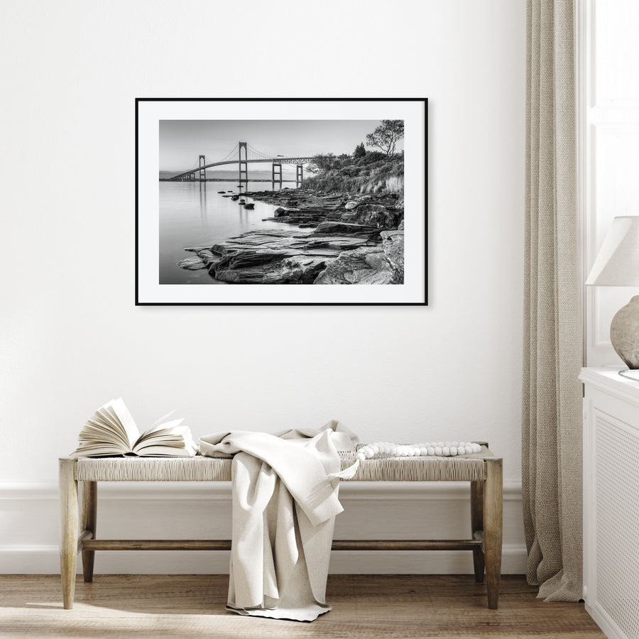 Newport Landscape B&W Poster