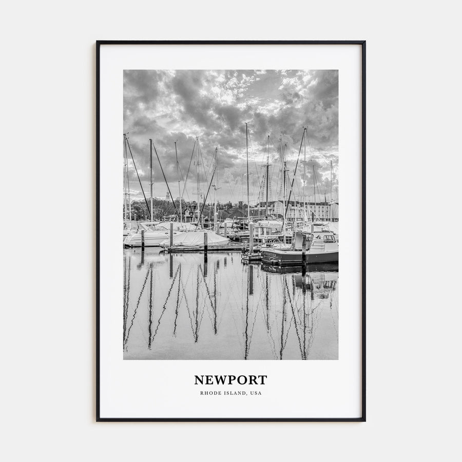 Newport Portrait B&W Poster