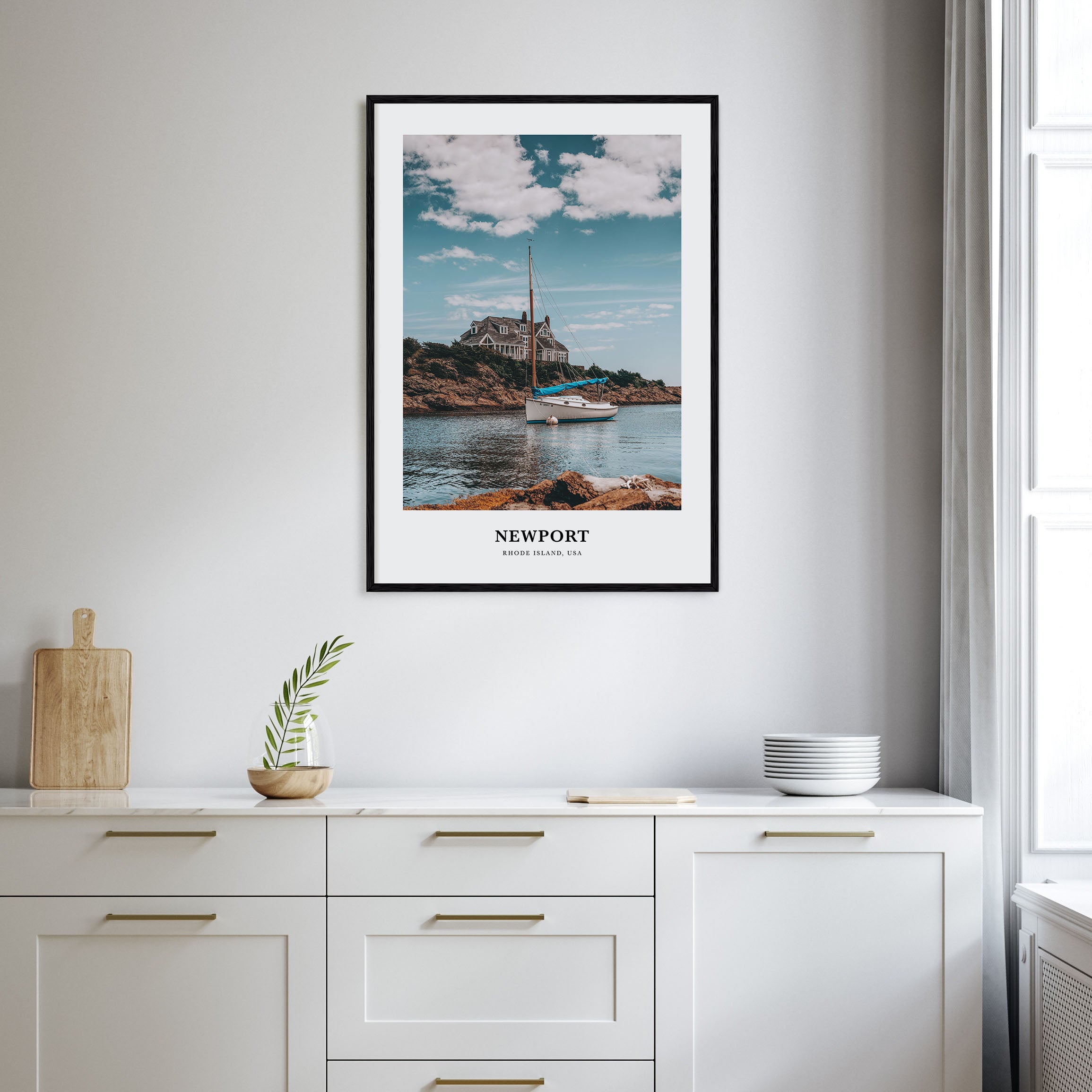 Newport Portrait Color Poster