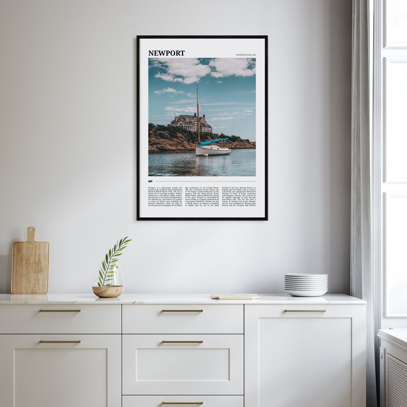 Newport Travel Color Poster