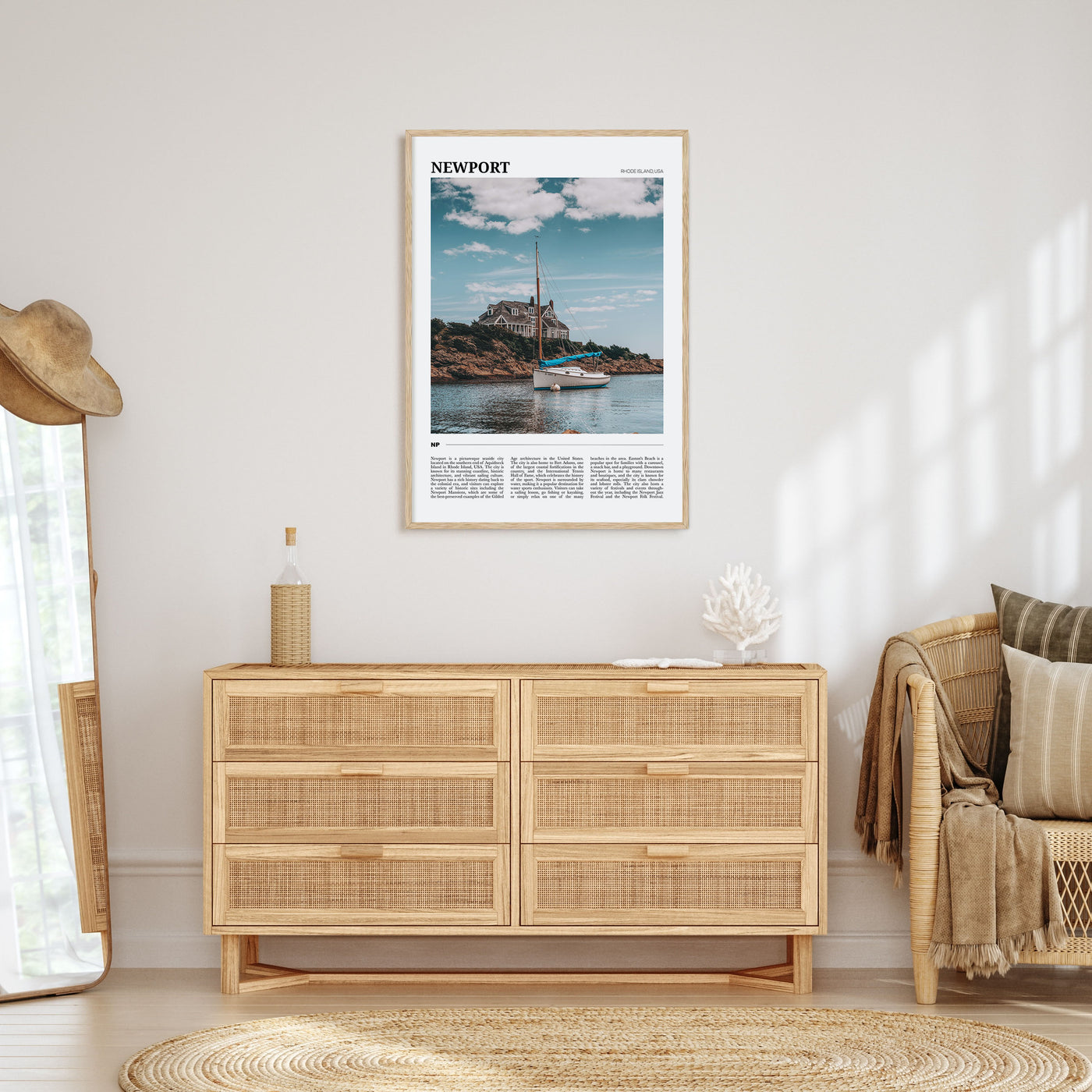 Newport Travel Color Poster