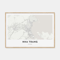 Nha Trang Map Landscape Poster