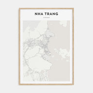 Nha Trang Map Portrait Poster